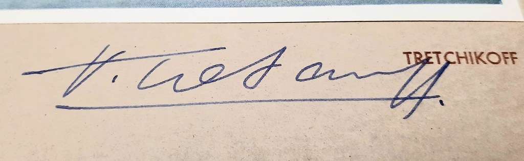 **RARE: Hand-Signed Vladimir Tretchikoff `The Weeping Rose`  Lithographic Print (36cm x27cm).**