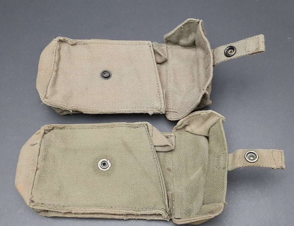 **Border War : 1970s SADF Patt.73 FN FAL Ammo Pouches x2 .****