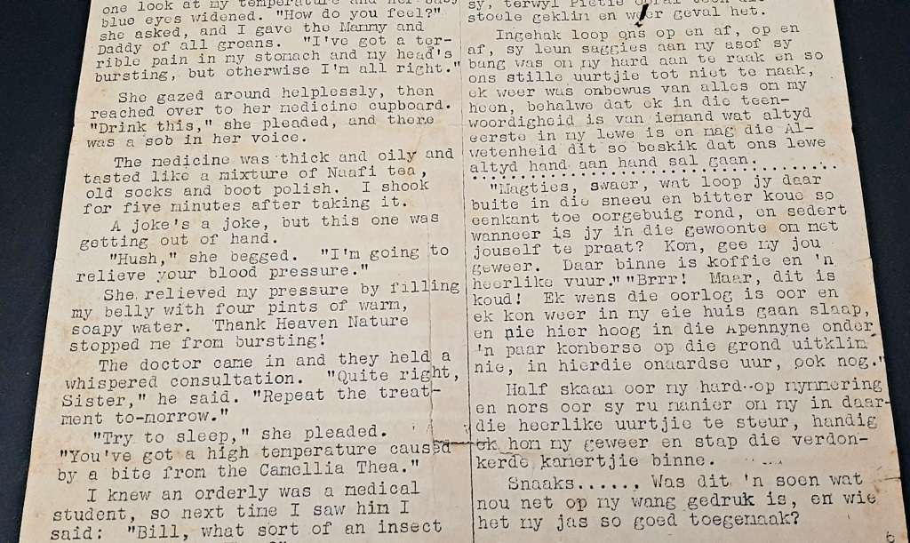 **RARE WW2 : South African Forces `Huis Toe` Demob. Newsletter D/ Sided #2 (1945).**