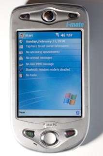 i-mate Pocket PC / Cellphone with imate Cradle and Headset