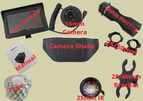 Night Vision pcp rifle Scope attachment With Photo And Video Record HD 720P Megaorei 2