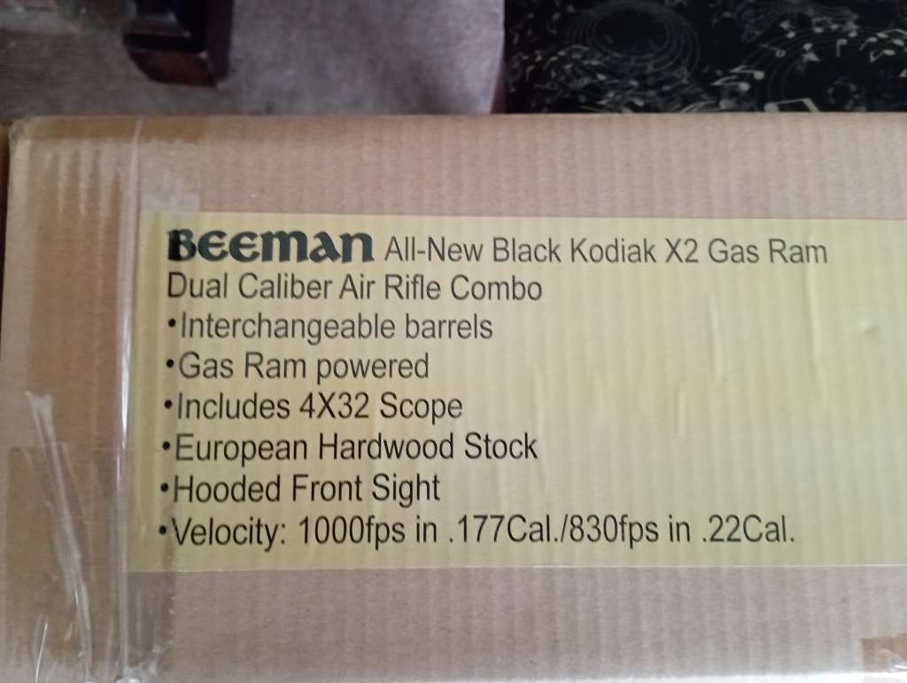 Pellet gun with 2 calibre barrels - .177 and .22