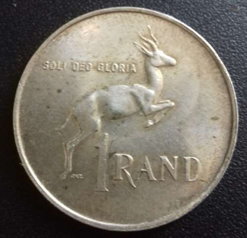 1967 South Africa R1 Silver Coins