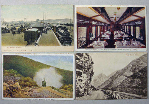 5  'Railway' Postcards - pre 1910