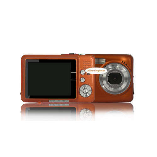 2.7 inch LCD 12MP 8x Digital Zoom Digital Camera - Orange