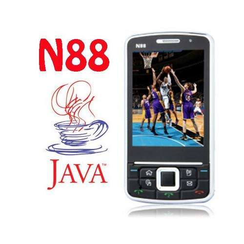 SMART #N88 JAVA PHONE, DUAL SIM, GPRS, MP4,MP3,TOUCH SCREEN, BLACK COLOR PHONE