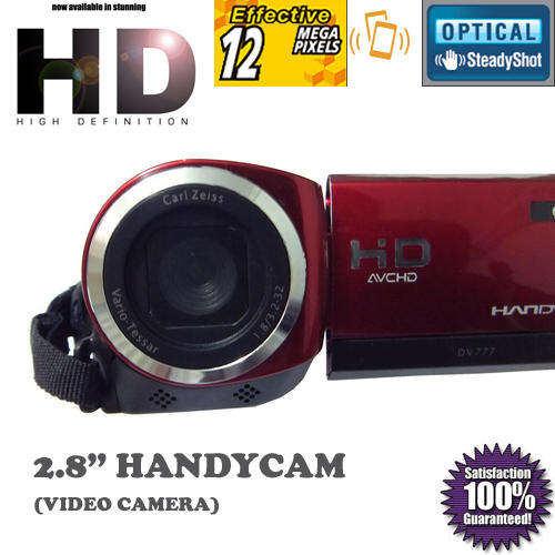 DIGITAL VIDEO CAMERA CAMCORDER 2.8 INCH, 12 MEGA PIXEL  10X DIGITAL ZOOM - Available in many colors