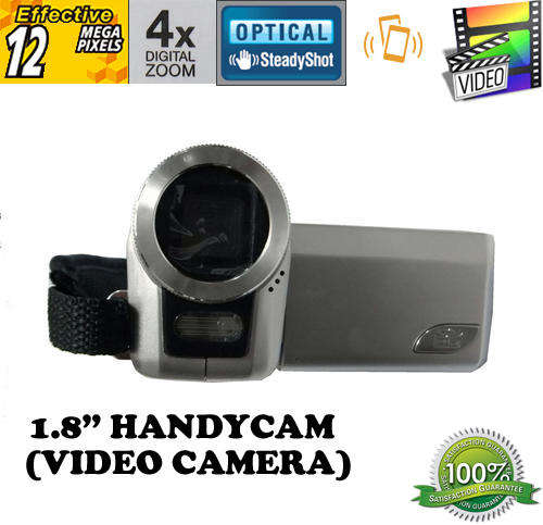 DIGITAL VIDEO CAMERA CAMCORDER 1.8 INCH, 12 MEGA PIXEL 4X DIGITAL ZOOM