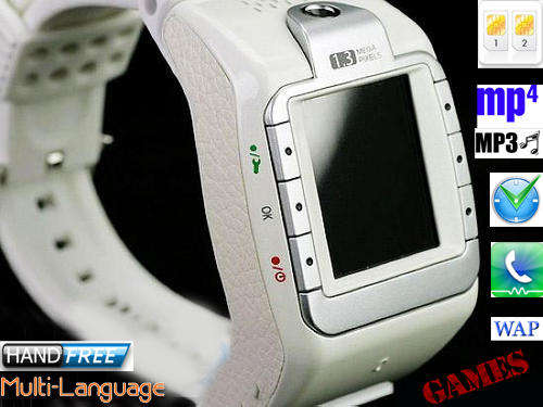 WATCH MOBILE PHONE TOUCH SCREEN, With MP4 & MP3, N388