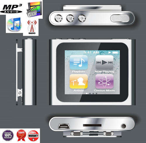 MP4/MP3 PLAYER, 2GB INTERNAL MEMORY, GAMES, PHOTOS, RADIO, EBOOK, VIDEO, MUSIC, #1819