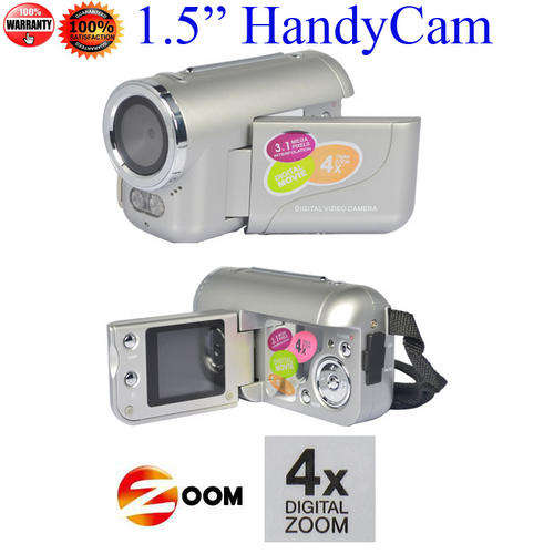 DIGITAL VIDEO CAMERA CAMCORDER 1.5 INCH, 3.1 MEGA PIXEL 4X DIGITAL ZOOM