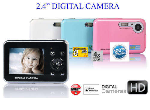 2.4 inch LCD 12MP 4x Digital Zoom Digital Camera DC-5000
