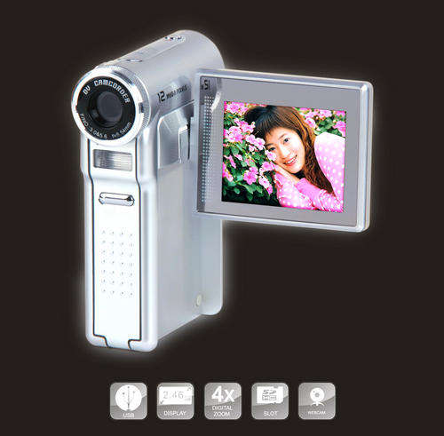2.5 inch LCD 12MP 4x Digital Zoom Digital Camcorder, VIDEO CAMERA,GAMES, MP4/MP3, #592N