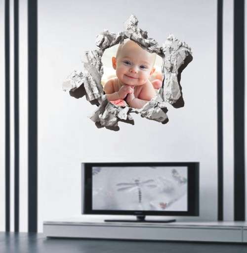 YOUR OWN PICTURE - IN A 3 D FRAME