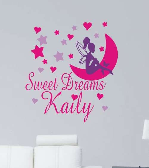 VINYL DECALS - SLEEP - PERSONALISED WITH YOU OWN NAME