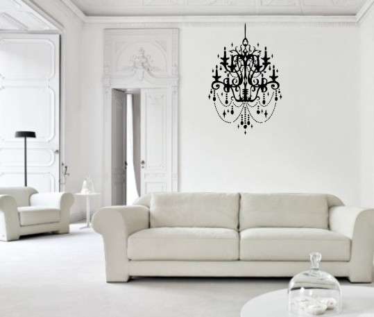 CHANDELIER VINYL DECAL