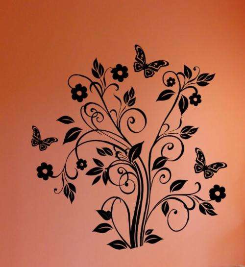 VINYL DECAL - DAIZY FLOWERTREE