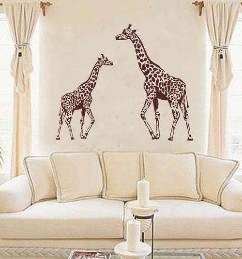 ON SPECIAL  MOTHER AND CHILD GIRAFFES