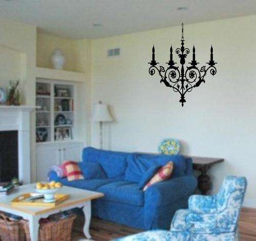 VINYL DECAL - CHANDELIERA