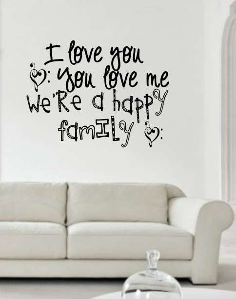 VINYL DECAL - HAPPY FAMILY
