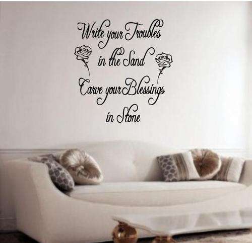 VINAL DECAL - WRITE YOUR BLESSINGS