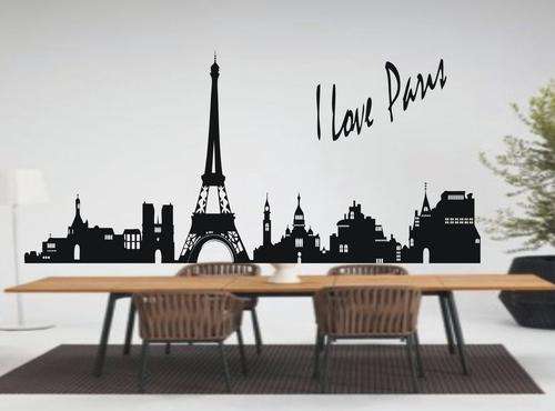 VINYL DECAL - 1M PARIS CITISCAPE
