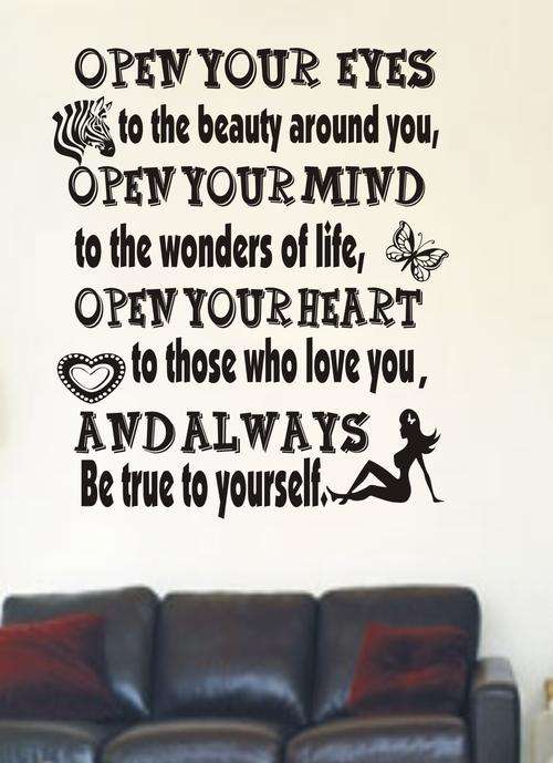 VINYL DECAL - OPEN YOURSELF