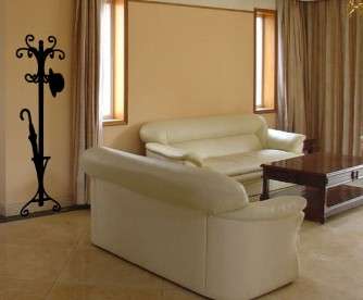 SALE- 1 MATT BLACK HATRACK