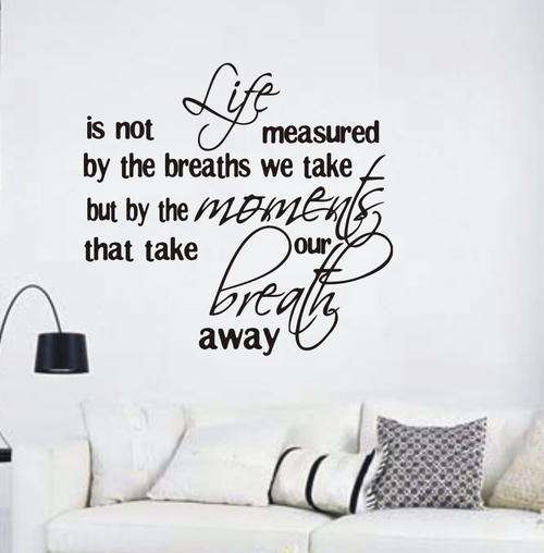 WALL DECAL - BREATH AWAY