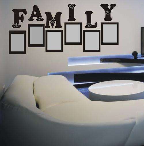 WALL DECAL - FAMILY PICTURE FRAMES