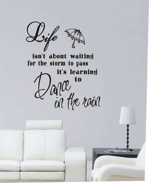 WALL DECAL - DANCE IN THE RAIN
