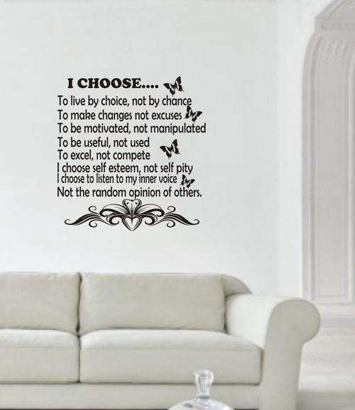 VINYL DECAL-I CHOOSE