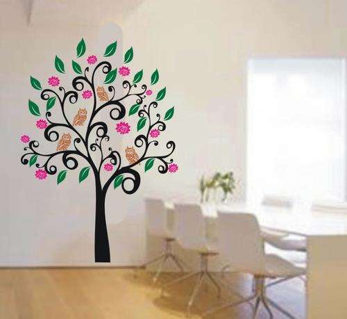 VINYL DECAL - SUPER LARGE COLOURED TREE