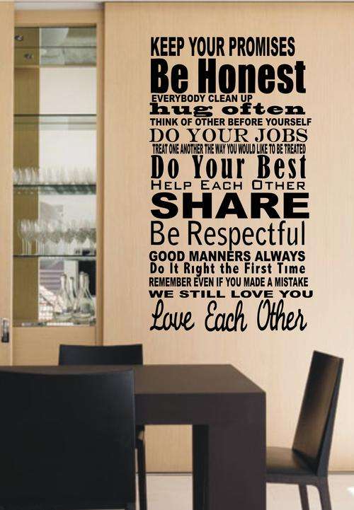 VINYL DECAL - HOUSERULES