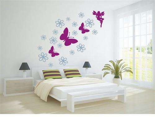 FLOWERS BUTTERFLIES AND FAIRY