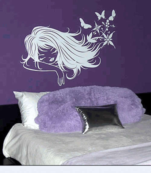 SLEEPING GIRL VINYL DECAL