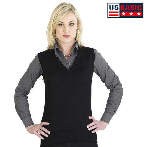 Trenton V-Neck Sleeveless Sweater - LADIES - 3 colours - S-3XL