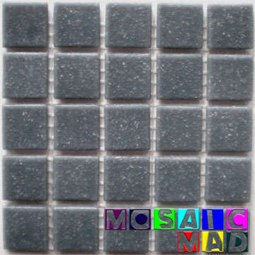 **SPECIAL** MOSAIC Riverglass Tiles: STEEL GREY 20mm x 20mm