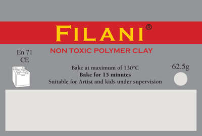 FILANI Polymer Clay - TRANSLUCENT: 62.5g