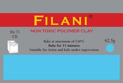 FILANI Polymer Clay - SKY BLUE: 62.5g