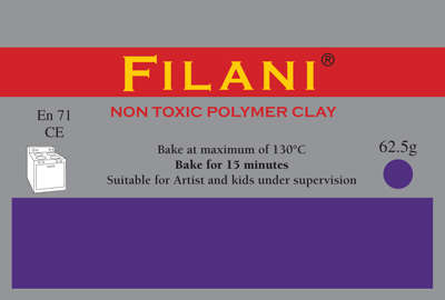 FILANI Polymer Clay - MYSTIC PURPLE: 62.5g