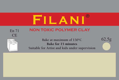 FILANI Polymer Clay - BEIGE: 62.5g