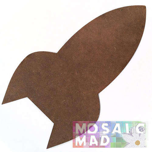 Wood Mosaic Blank - ROCKET - 300mm x 165mm x 3mm