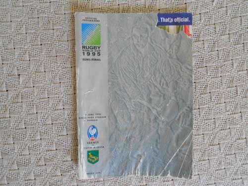 RUGBY WORLD CUP 1995 - SEMI FINAL - FRANCE vs SOUTH AFRICA