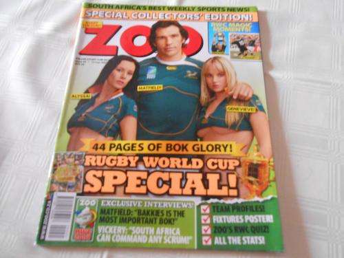 ZOO MAGAZINE 2007 RUGBY WORLD CUP - COLLECTORS EDITION