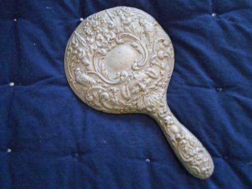VINTAGE DRESSING TABLE HAND HELD MIRROR