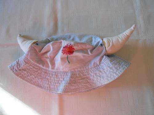 BLUE BULLS FLOPPY HAT WITH HORNS