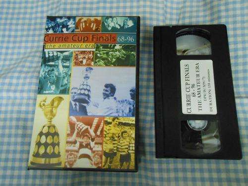 CURRIE CUP FINALS 68-96 THE AMATEUR ERA VIDEO TAPE