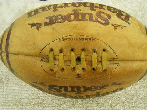 SUPER BARBARIAN LEATHER RUGBY BALL