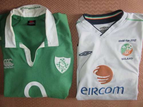 IRELAND RUGBY AND FOOTBALL JERSEYS - SUPPORTERS